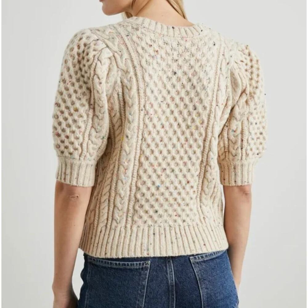 Rails Isla Cardigan Cream Confetti Large - Picture 2 of 10